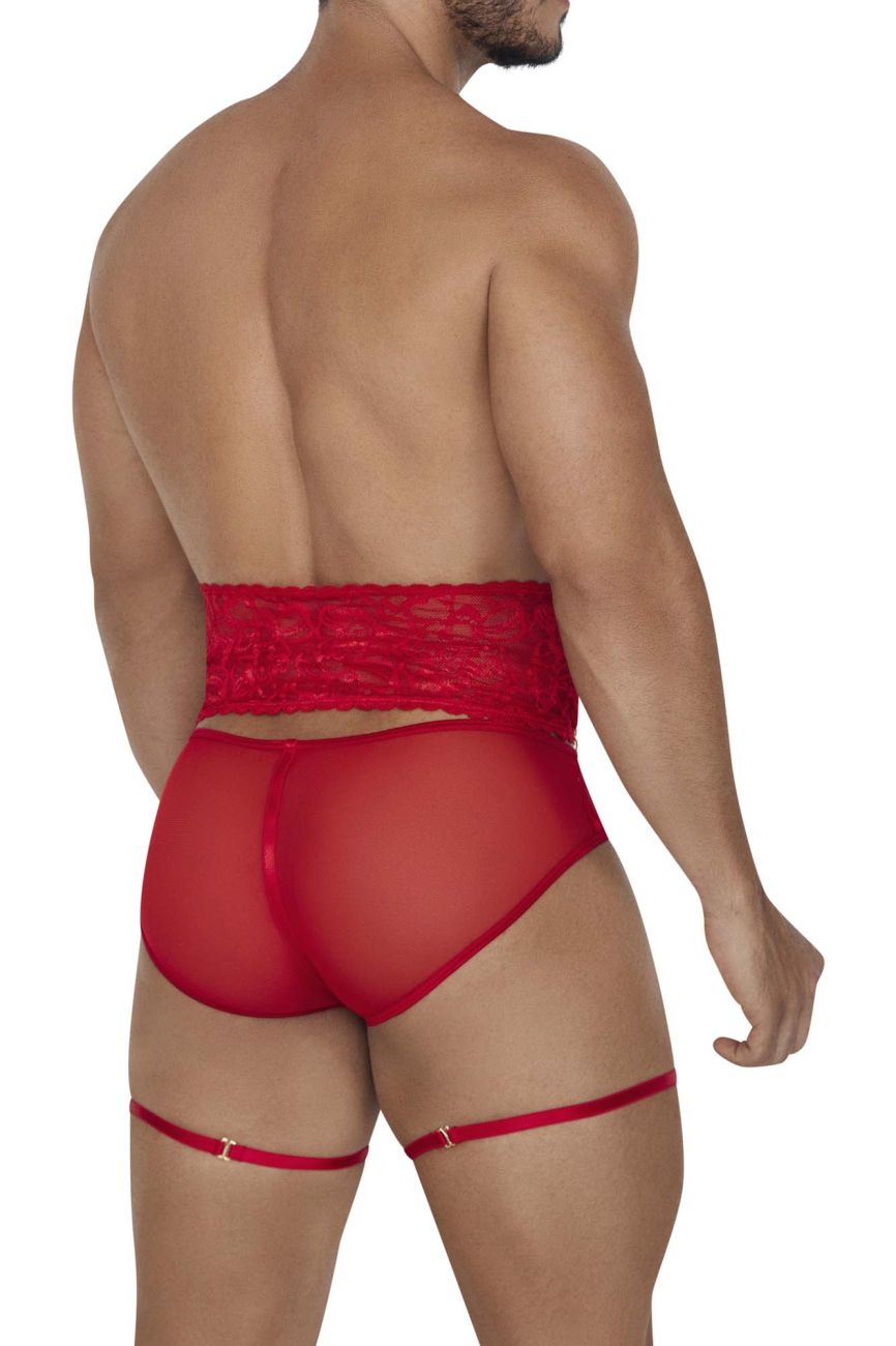 CandyMan 99703 Garter Briefs Two Piece Set