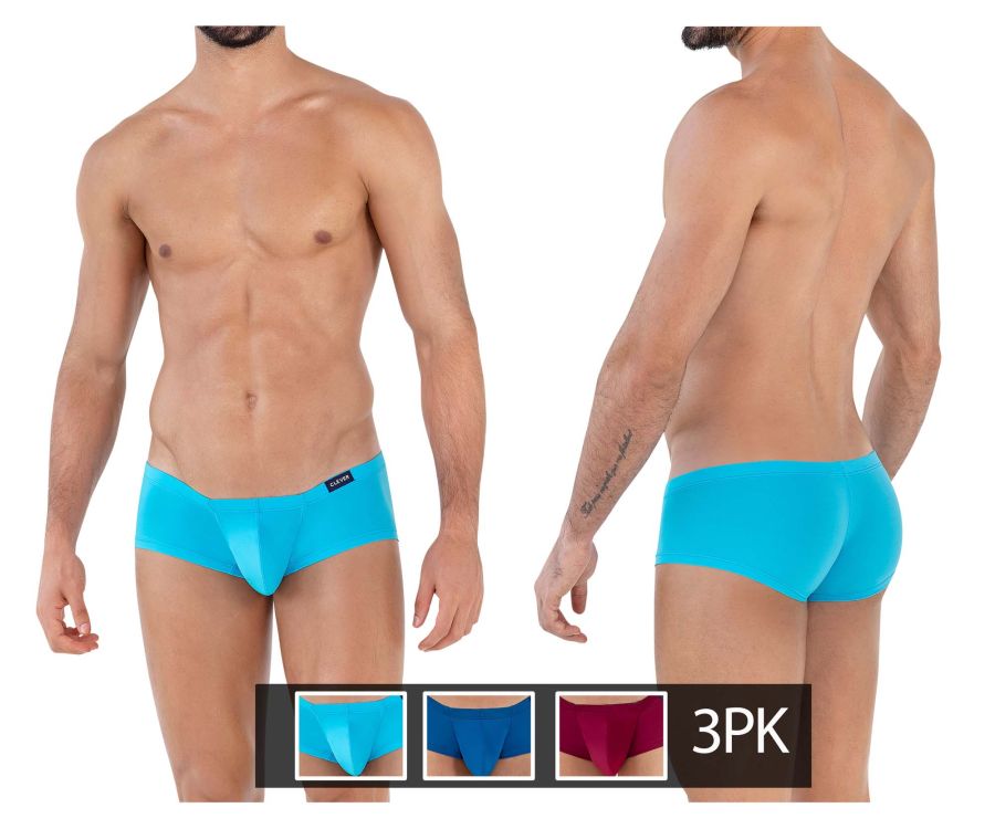 Clever 229932 3PK Australian Latin Trunks-0