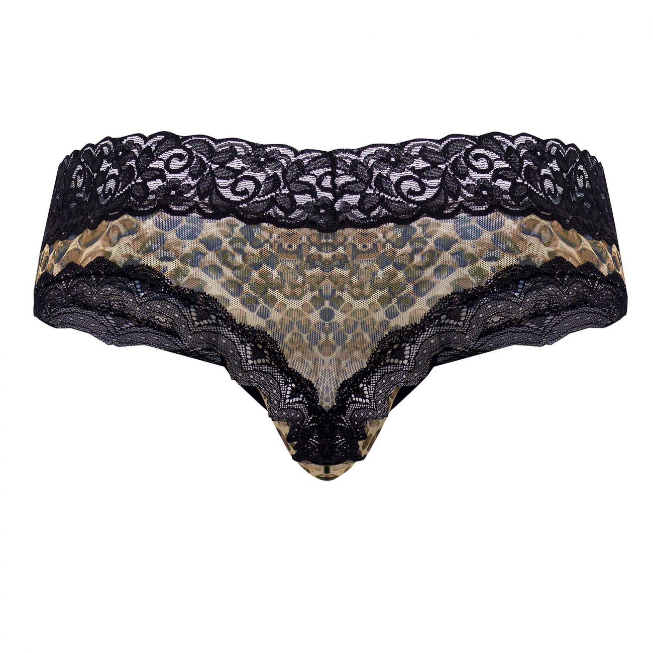 CandyMan 99595 Lace Thongs Color Black