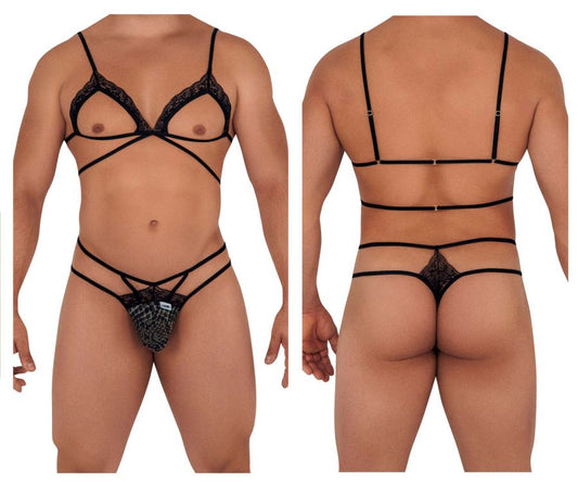 CandyMan 99610 Harness Thong Outfit