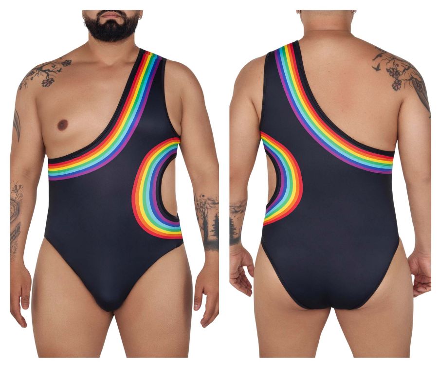 CandyMan 99702X Rainbow Bodysuit-0