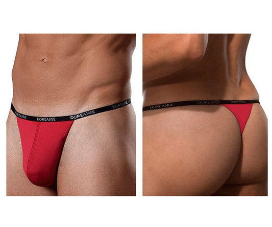 Doreanse 1392 Comfy Soft Cotton Thong G-string Men's Designer Underwear