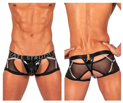 Private Structure LCUT4417 Alpha Low Waist Harness Trunks-0