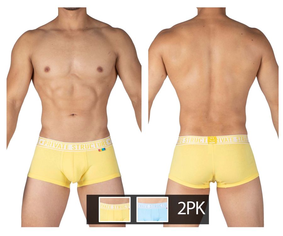 Private Structure EPUT4386 2PK Mid Waist Trunks
